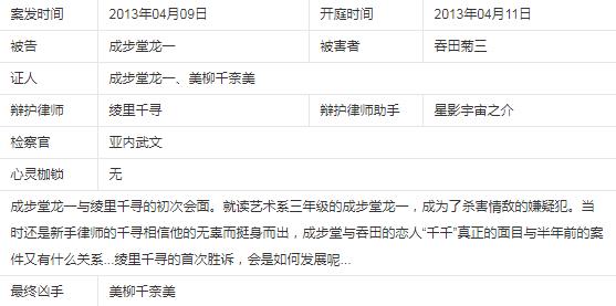 逆转裁判3