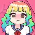 解锁口香糖女孩